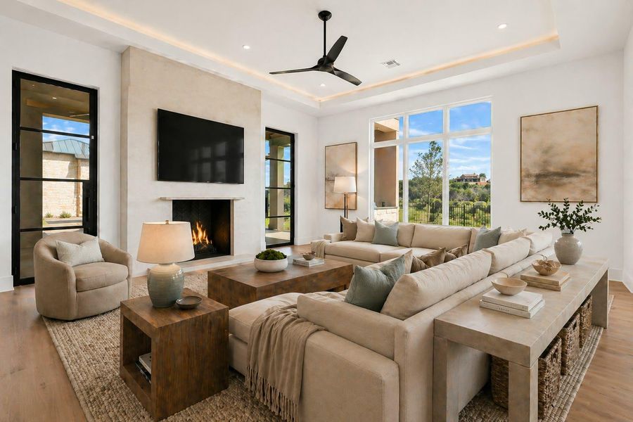 Furnished interior view inside a new home in , Horseshoe Bay (Image 9). Furnished interior view inside a new home in , Horseshoe Bay (Image 9).