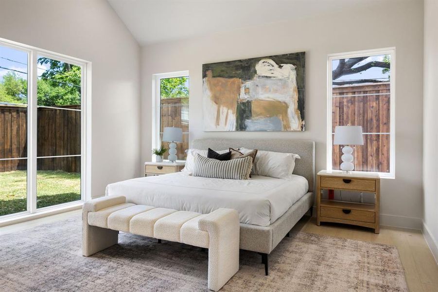 Furnished interior view inside a new home in , Dallas (Image 16).