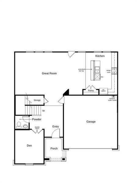 2D floor plan layout of this home in Heartland, Crandall, TX (Image 2). 2D floor plan layout of this home in Heartland, Crandall, TX (Image 2).