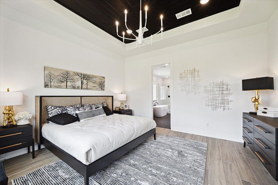 Furnished interior view inside a new home in Sienna, Missouri City (Image 12). Furnished interior view inside a new home in Sienna, Missouri City (Image 12).