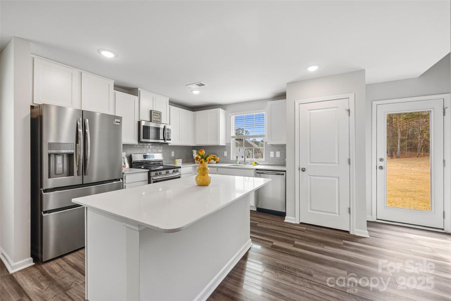 Furnished interior view inside a new home in Creekside Cottages, Bessemer City (Image 9).