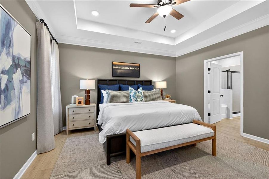 Furnished interior view inside a new home in Southbend, Rome (Image 18).