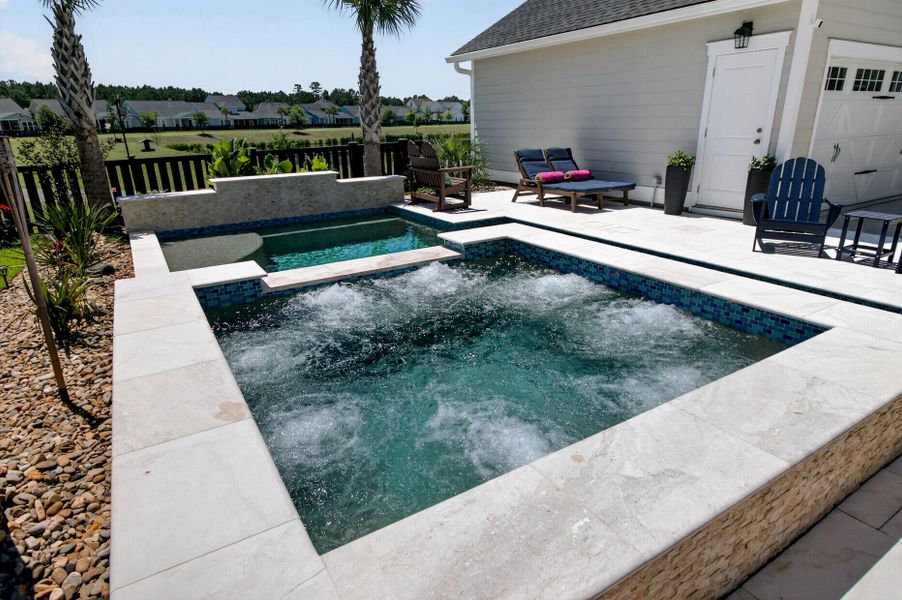 Exterior details and patio area of a home in Carnes Crossroads, Summerville (Image 37).