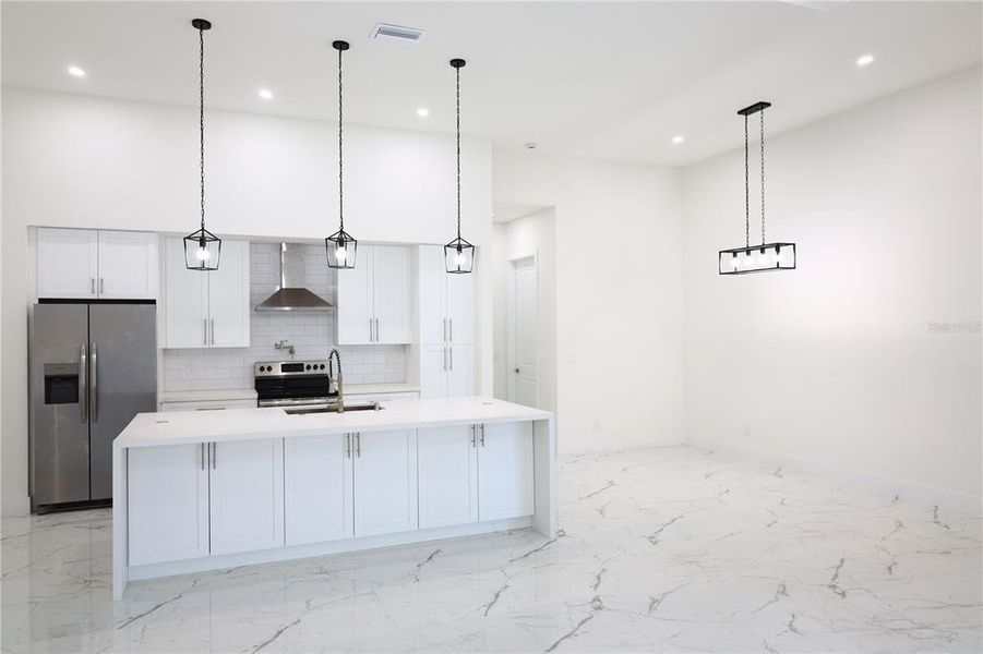 Furnished interior view inside a new home in , Cape Coral (Image 16). Furnished interior view inside a new home in , Cape Coral (Image 16).