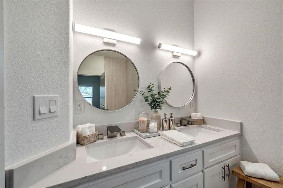 Furnished interior view inside a new home in , Granbury (Image 12).