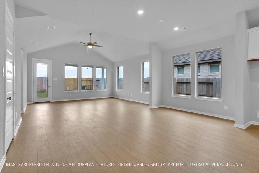 Spacious, unfurnished interior of a new home in Emberly  45', Beasley (Image 16).