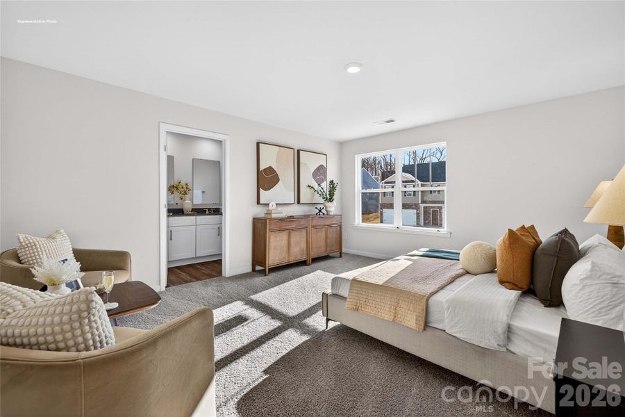 Furnished interior view inside a new home in Brinkley Ridge, Kings Mountain (Image 15).