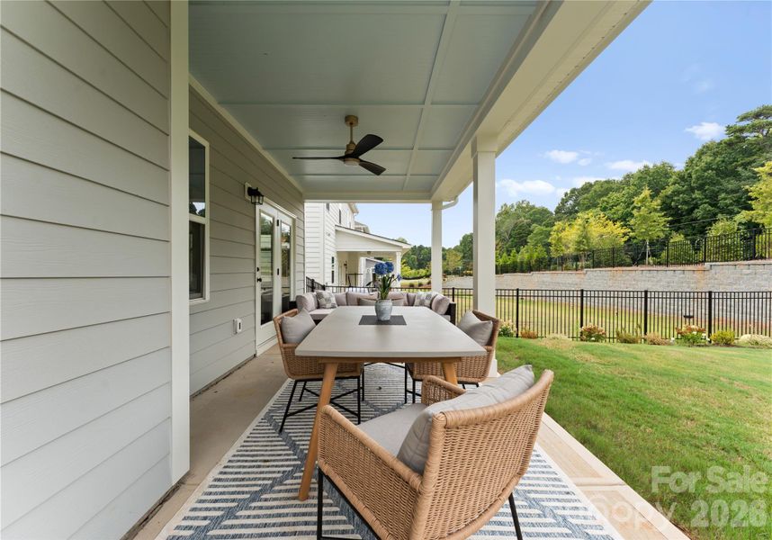 Exterior details and patio area of a home in Avienmore, Charlotte (Image 3).