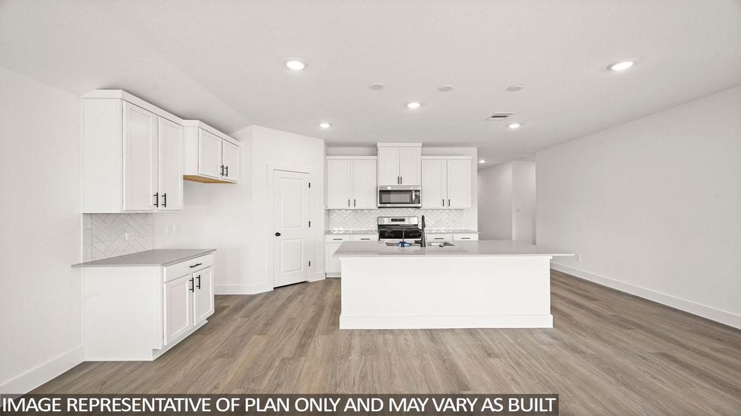 Furnished interior view inside a new home in Newport Pointe, Crosby (Image 3).