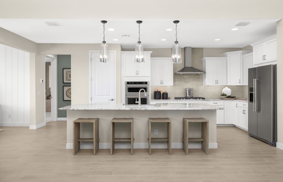 Representative furnished interior of a home built from the Prato by Pulte Homes in Upper Canyon, Phoenix (Image 19).