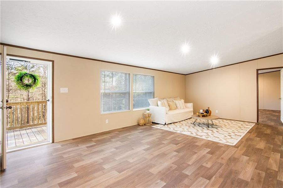 Furnished interior view inside a new home in , Talking Rock (Image 28).