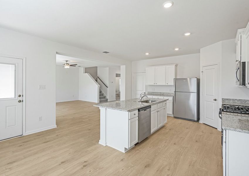 Chef-ready kitchen with stainless steel appliances Chef-ready kitchen with stainless steel appliances