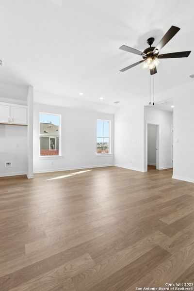 Spacious, unfurnished interior of a new home in Mayfair, New Braunfels (Image 23). Spacious, unfurnished interior of a new home in Mayfair, New Braunfels (Image 23).