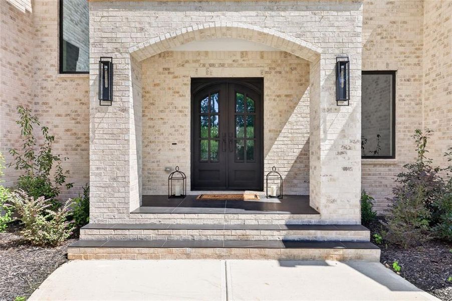 Exterior details and patio area of a home in , Buford (Image 34).