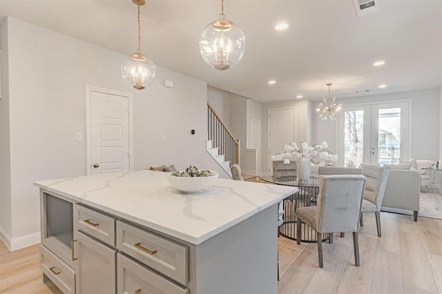 Furnished interior view inside a new home in , Fort Worth (Image 28).