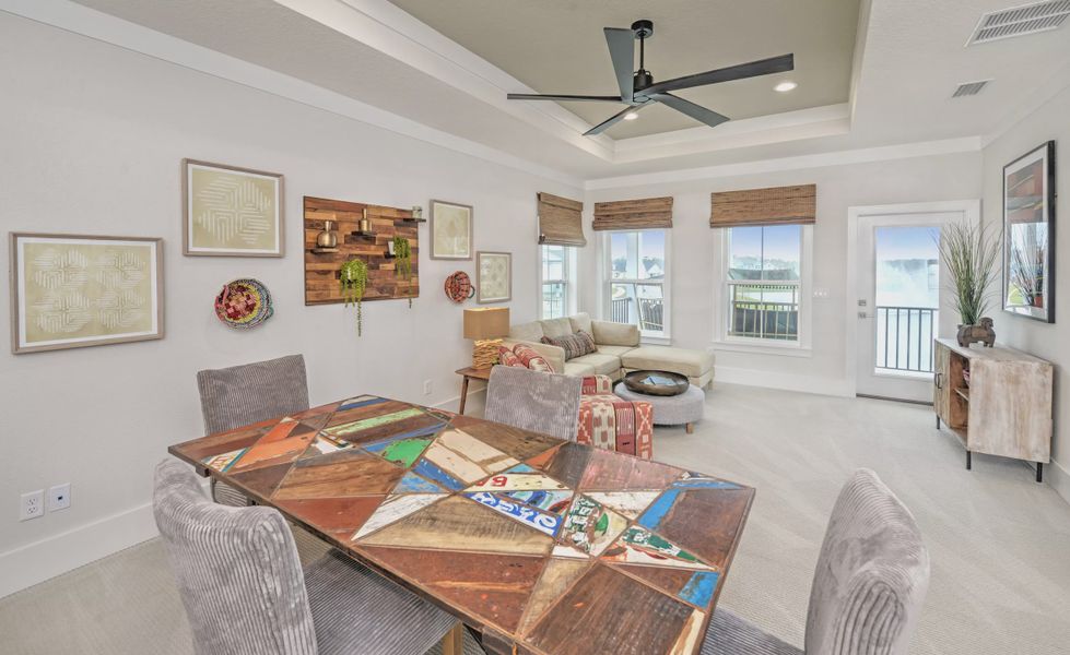 Furnished interior view inside a new home in Seven Pines, Jacksonville (Image 26).