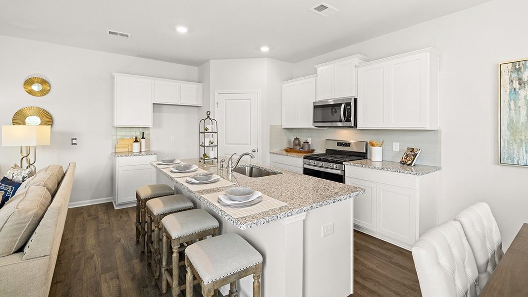 Representative furnished interior of a home built from the Cabral by D.R. Horton in Poplar Preserve, Newnan (Image 5).