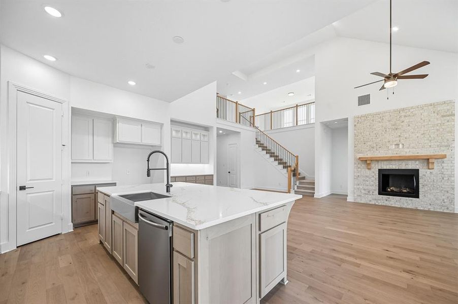 Furnished interior view inside a new home in Sonoma Verde: 70ft. lots, McLendon-Chisholm (Image 7). Furnished interior view inside a new home in Sonoma Verde: 70ft. lots, McLendon-Chisholm (Image 7).