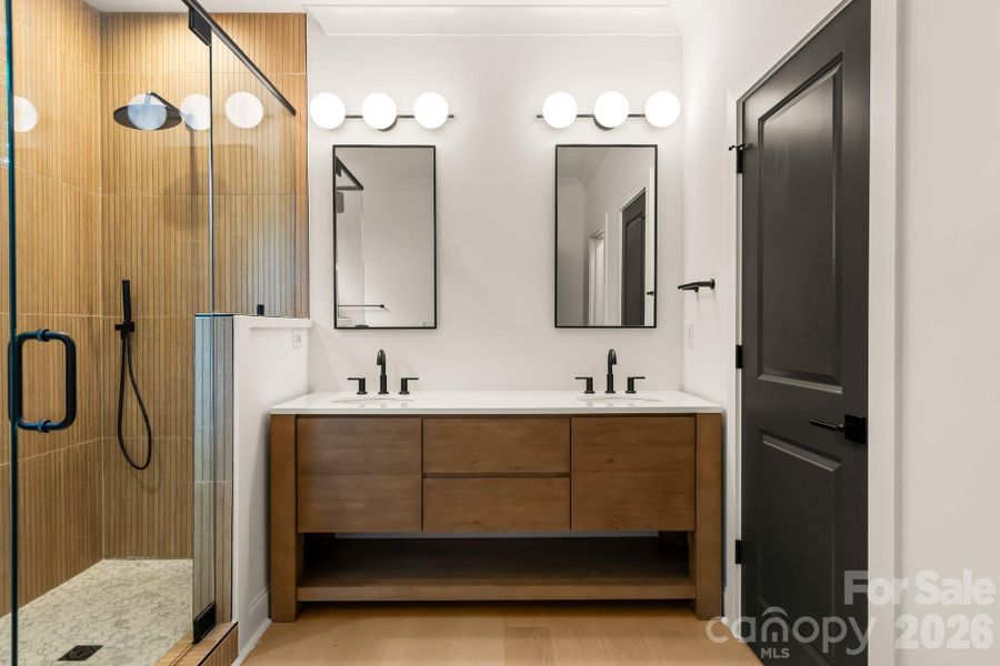 Furnished interior view inside a new home in , Charlotte (Image 11).