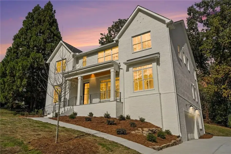 Front exterior of a new home in , Atlanta, GA, highlighting curb appeal (Image 28).