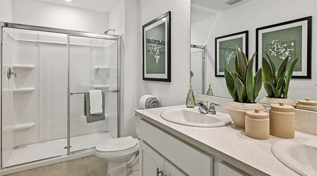 Furnished interior view inside a new home in Waterstone Townhomes, Groveland (Image 15).