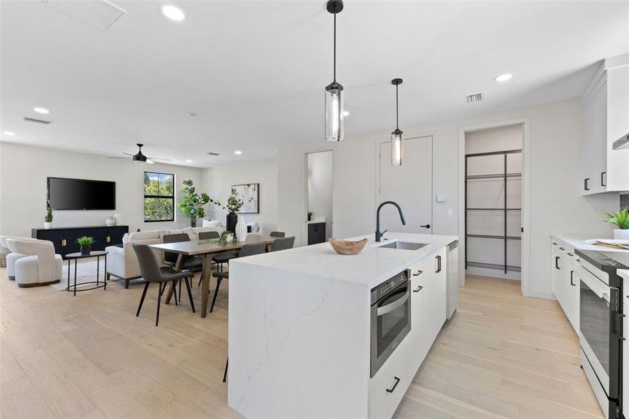 Furnished interior view inside a new home in , St. Petersburg (Image 27).