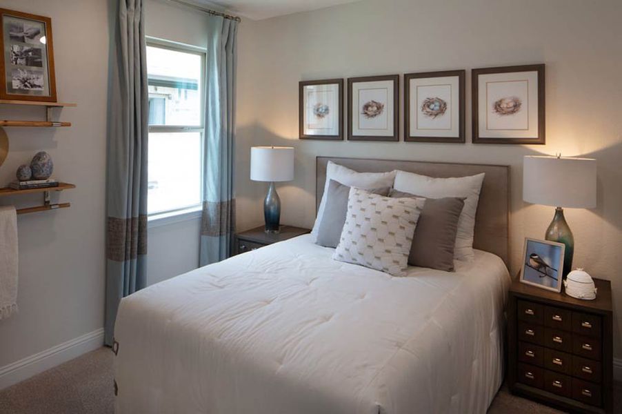 Representative furnished interior of a home built from the Pewter by Taylor Morrison in South Oak 60s, Oak Point (Image 10).