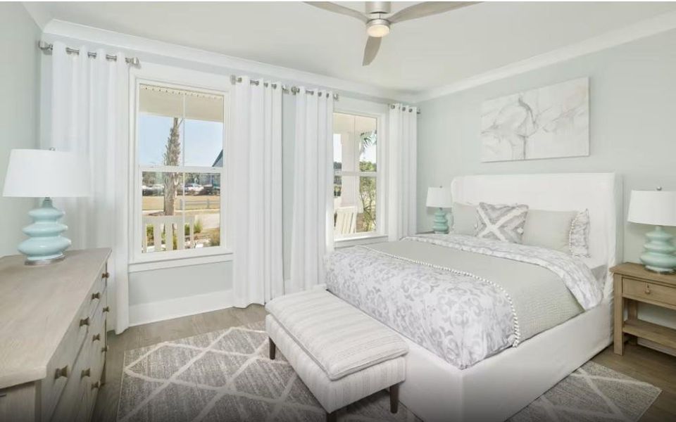 Furnished interior view inside a new home in Sun City Peachtree, Griffin (Image 11).