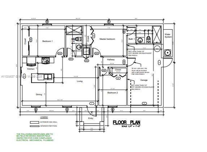 2D floor plan layout of this home in , Lehigh Acres, FL (Image 3).