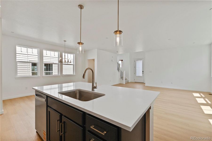 Open floor plan with abundant light