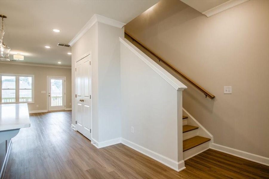 Spacious, unfurnished interior of a new home in Townes at South Main, Kennesaw (Image 28).