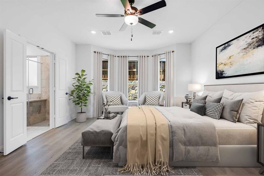 Furnished interior view inside a new home in Stoneridge, Melissa (Image 15). Furnished interior view inside a new home in Stoneridge, Melissa (Image 15).