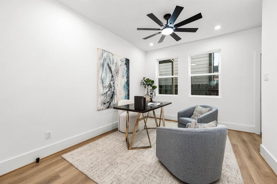 Furnished interior view inside a new home in , Houston (Image 6).