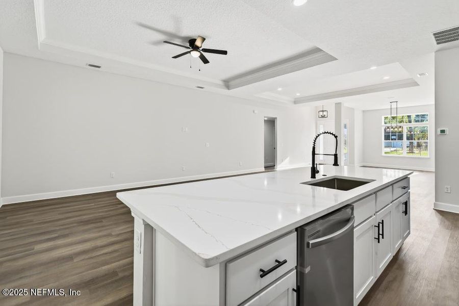 Furnished interior view inside a new home in , Jacksonville (Image 11). Furnished interior view inside a new home in , Jacksonville (Image 11).