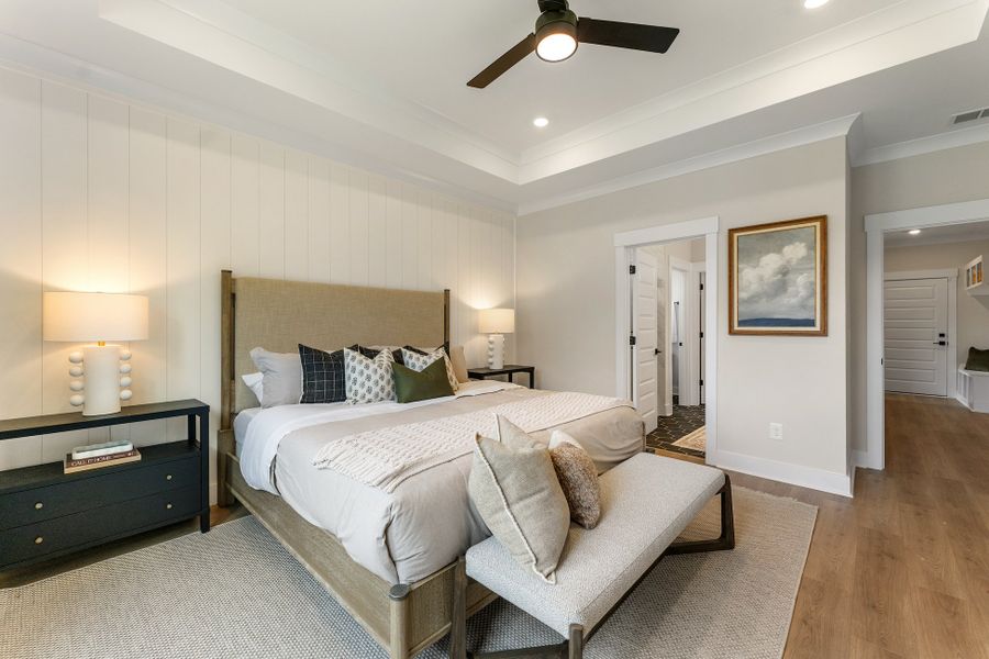 Representative furnished interior of a home built from the Savannah by Hunter Quinn Homes in Double Springs, Taylors (Image 34).