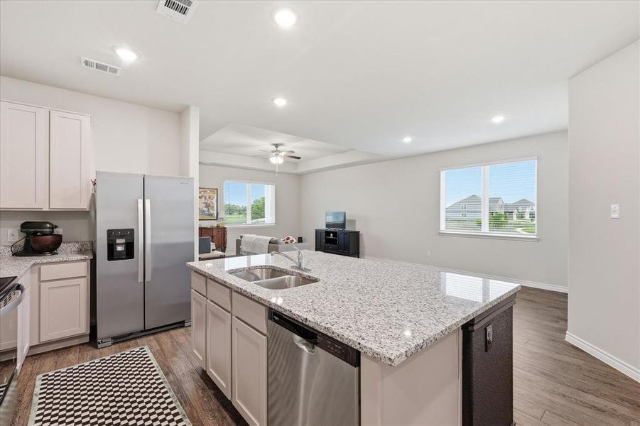 Furnished interior view inside a new home in , Fort Worth (Image 13).