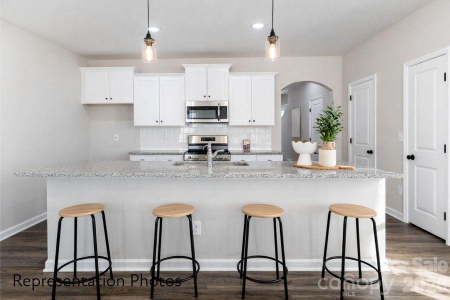 Furnished interior view inside a new home in , Charlotte (Image 6).