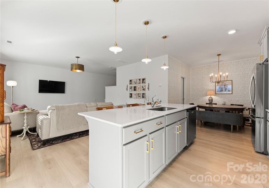 Furnished interior view inside a new home in Scotch Meadows, Monroe (Image 9).