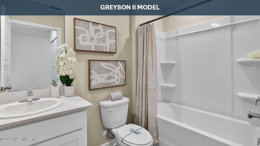 Furnished interior view inside a new home in Irongate Villas, Jacksonville (Image 16).