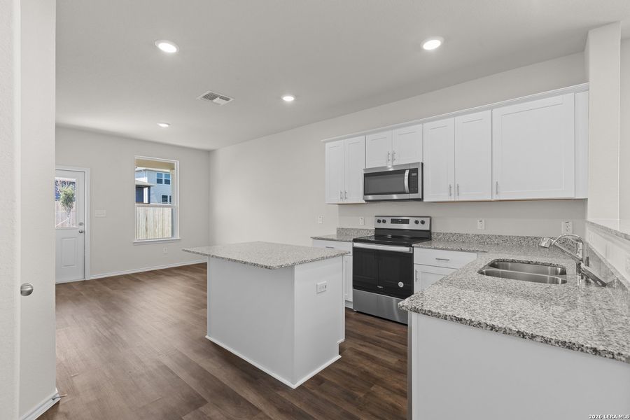 Furnished interior view inside a new home in , New Braunfels (Image 6).