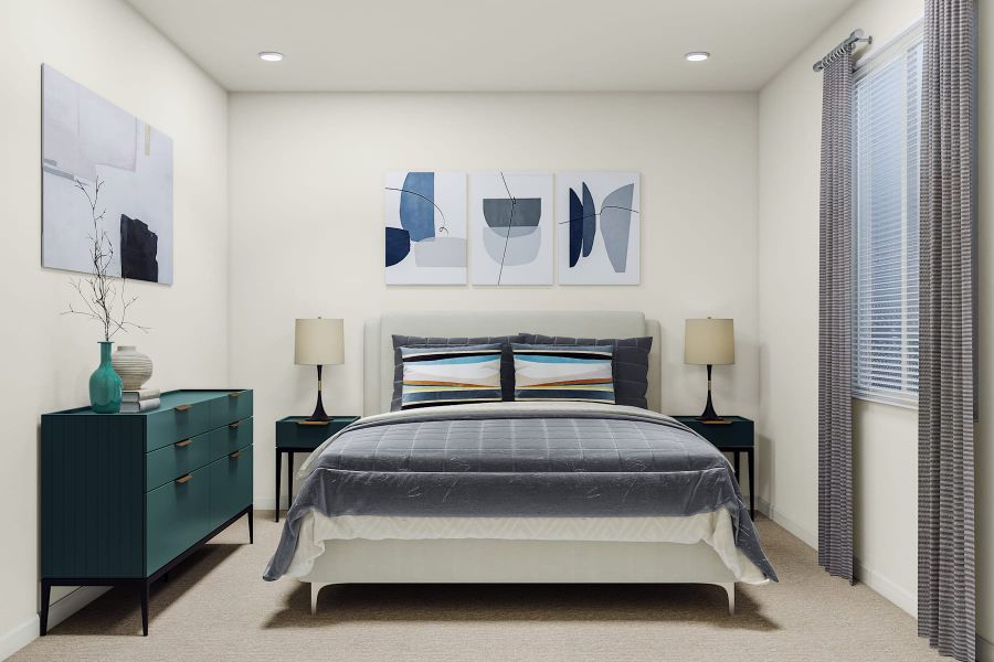 Representative furnished interior of a home built from the 3 by Tri Pointe Homes in Sugar Mill Village, Longmont (Image 45).