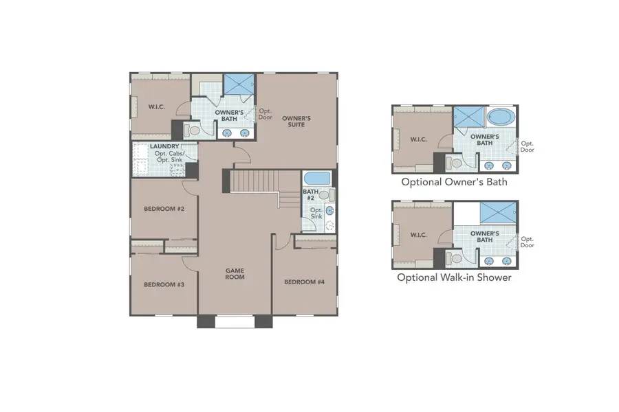2D floor plan layout for the Lavender by Brightland Homes in Sienna Park, Buckeye, AZ (Image 4). 2D floor plan layout for the Lavender by Brightland Homes in Sienna Park, Buckeye, AZ (Image 4).