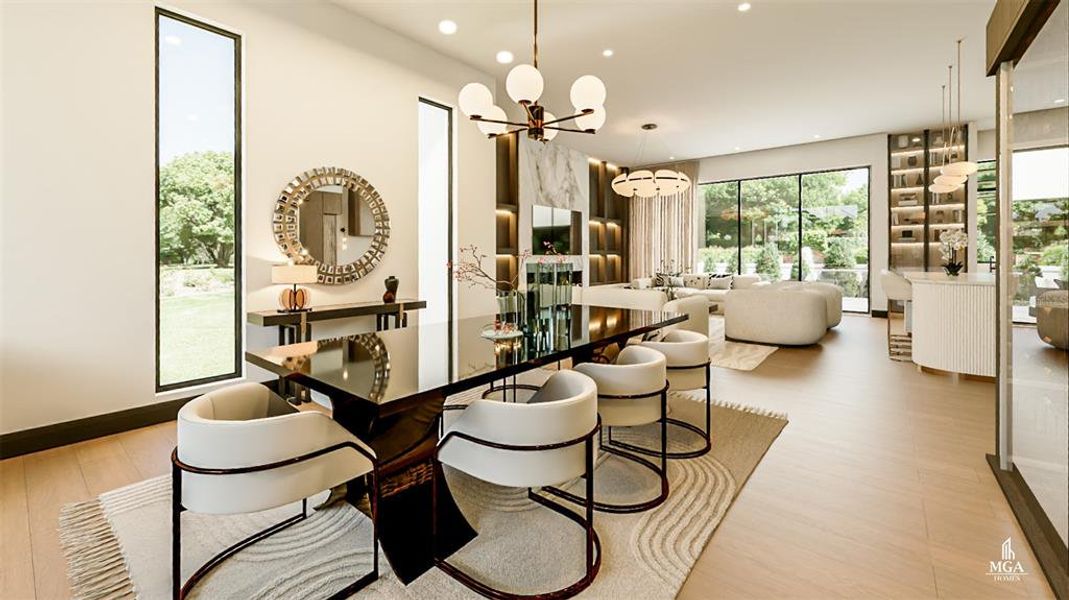 Furnished interior view inside a new home in , Tampa (Image 10). Furnished interior view inside a new home in , Tampa (Image 10).