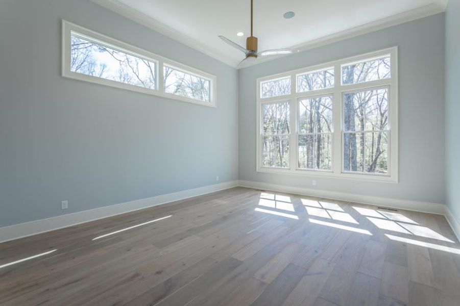 Representative unfurnished interior of a home built from the Farmington by Riverstone Construction, LLC in Jasper Highlands, Guild (Image 26). Representative unfurnished interior of a home built from the Farmington by Riverstone Construction, LLC in Jasper Highlands, Guild (Image 26).