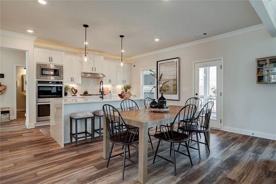 Furnished interior view inside a new home in Summerlin, Winder (Image 10). Furnished interior view inside a new home in Summerlin, Winder (Image 10).