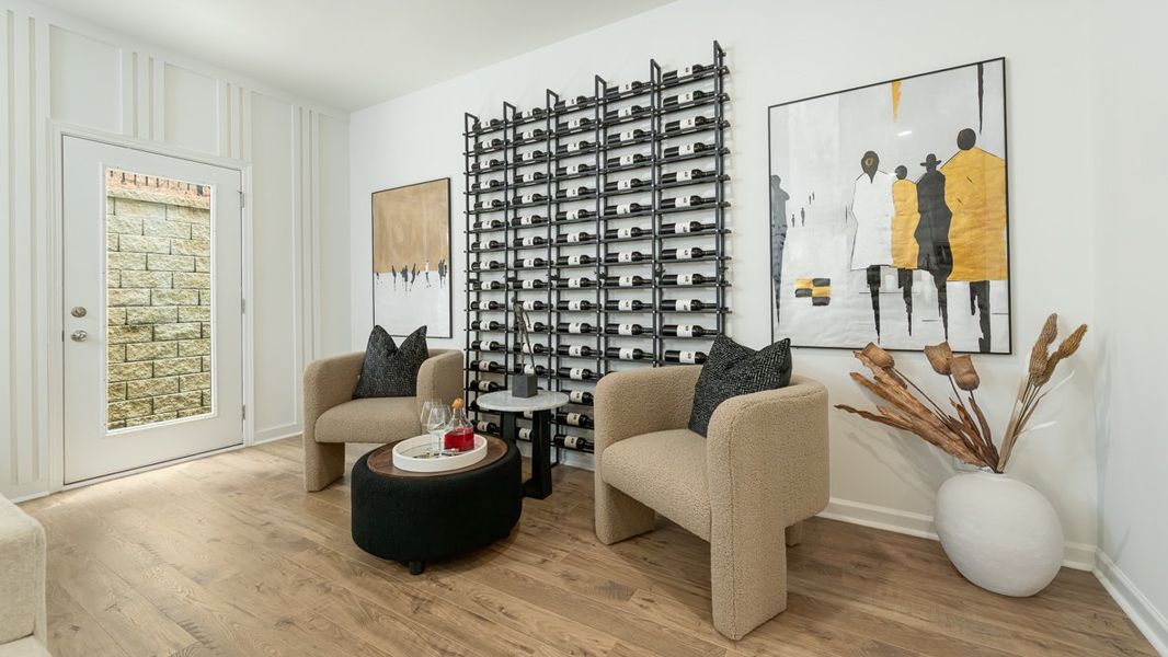 Furnished interior view inside a new home in Towns at Monroe, Atlanta (Image 10).