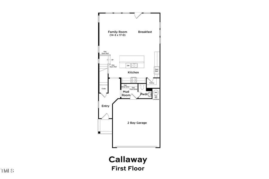 Callaway First Floor Plan