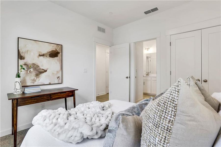Furnished interior view inside a new home in Poppy at GreenHouse, Marietta (Image 22).