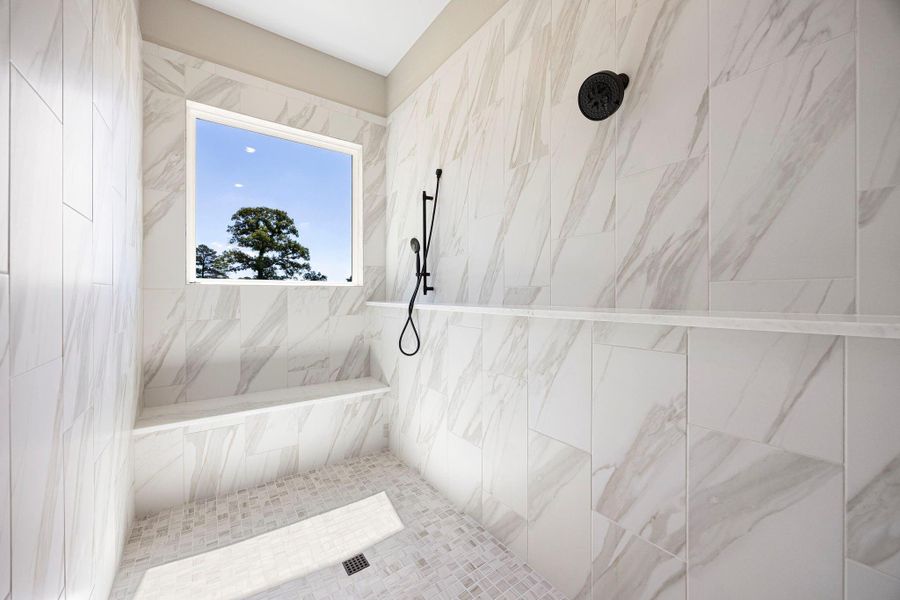Close-up of interior finishes inside a home in , New Waverly (Image 21).