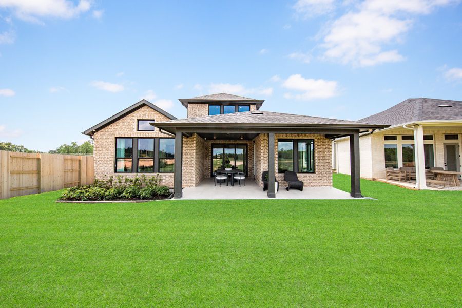 Representative exterior details of a home built from the Summerfield by Beazer Homes in Copia Pines, Montgomery (Image 3).